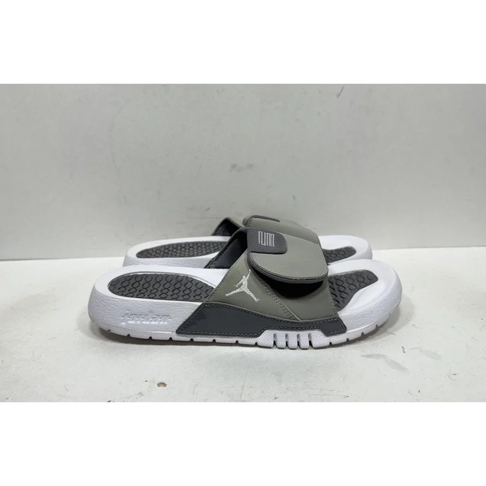 Jordan‎ Retro 11 Hydro Slides Size 7y AJ0022-004 Cool Grey Slip On Sandals